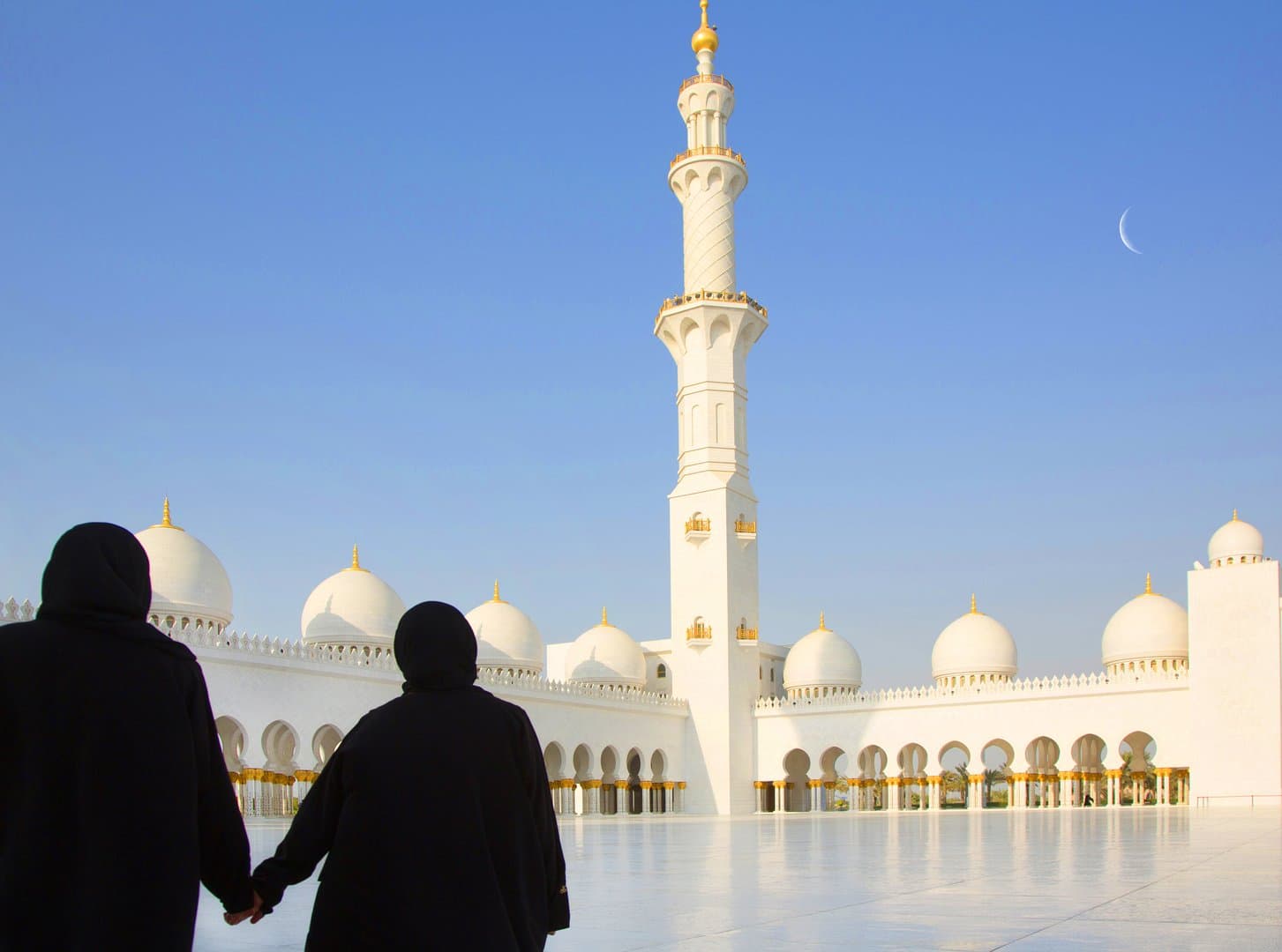 Pilgrim at White Mosque